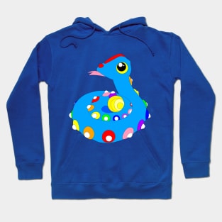 Blue rainbow rattlesnake Hoodie